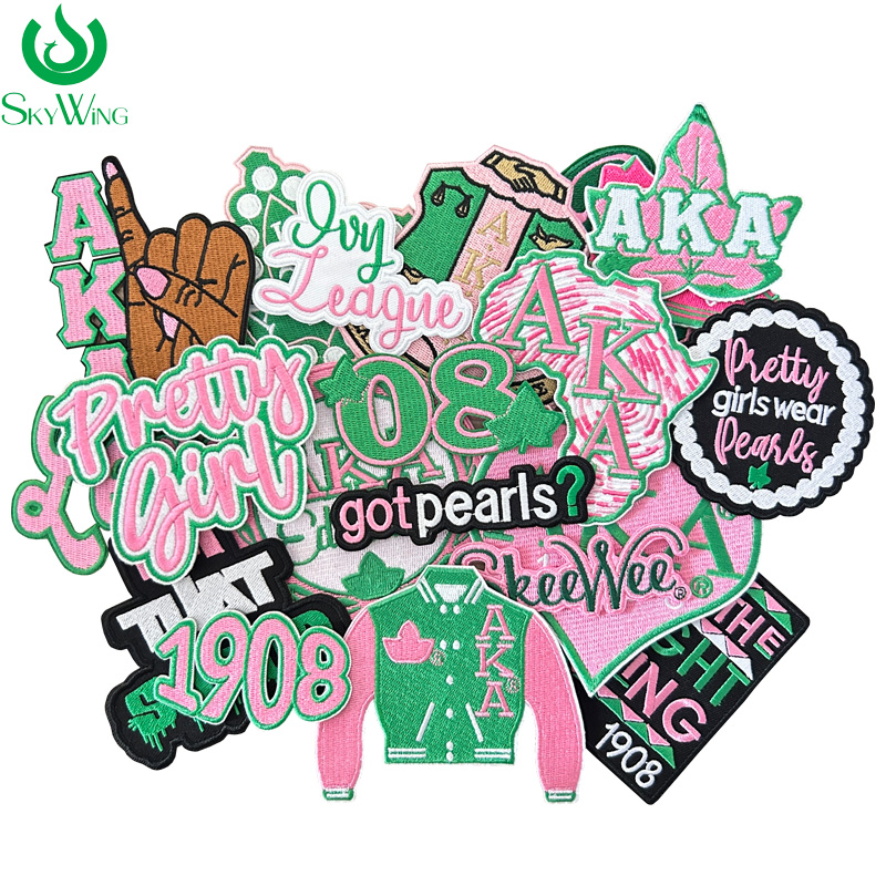 Embroidery Alpha - AKA Embroidered Iron on Patches for