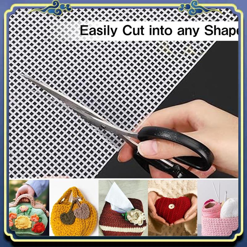 Embroidery Sheet - A56P-Canvas Pads 8 Pcs White Rectangle