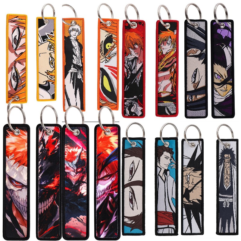 Embroidery Gift - BLEACH Anime Key Tag Embroidery Key