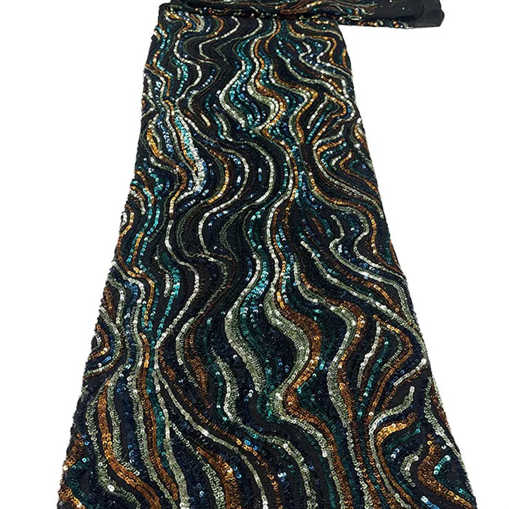 Embroidery Beads - 1yard Colorful sequin bead tube embroidery