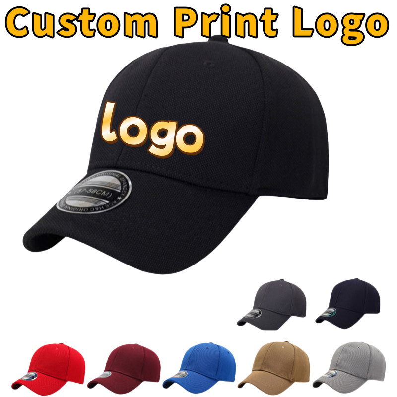 Embroidery Cap - Customized Printed Logo Fully Enclosed Men's