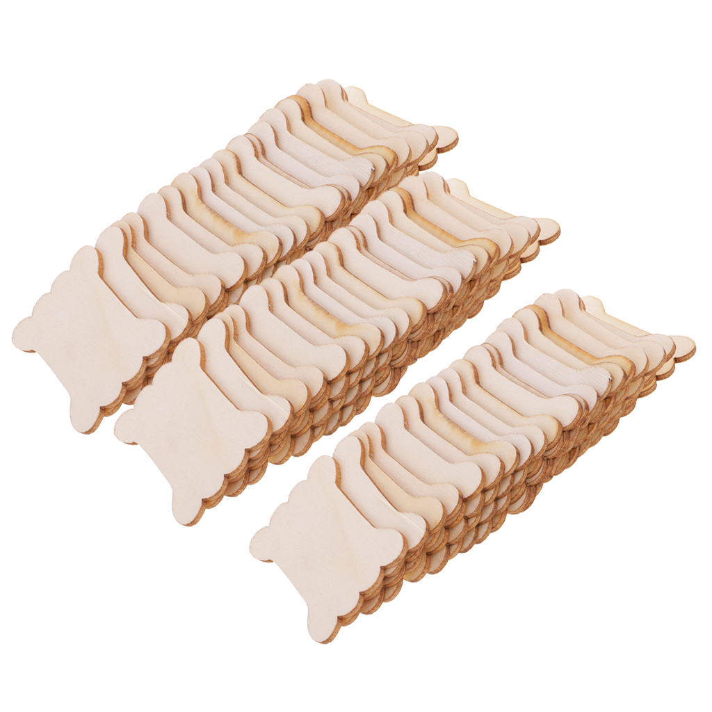 Embroidery Tas - 20PCS/40PCS/60PCS Bone Shaped Wooden Floss Thread