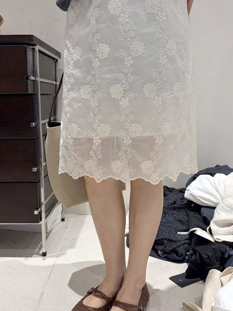 Korean Style plus Size Embroid - огляд і ціна Embroidery Skirt