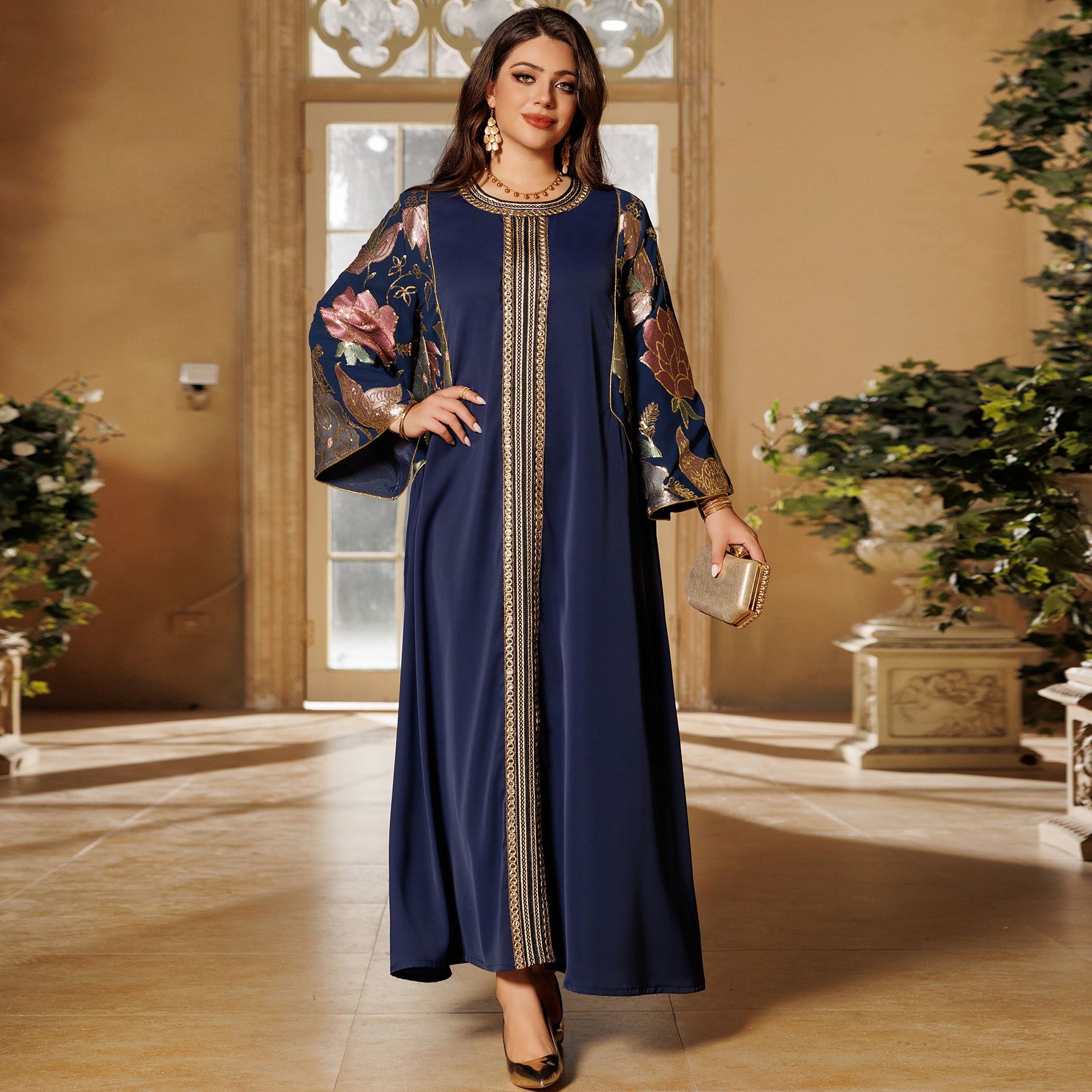 Eid Muslim Party Dress for Wom - огляд і ціна Embroidery Kaftan