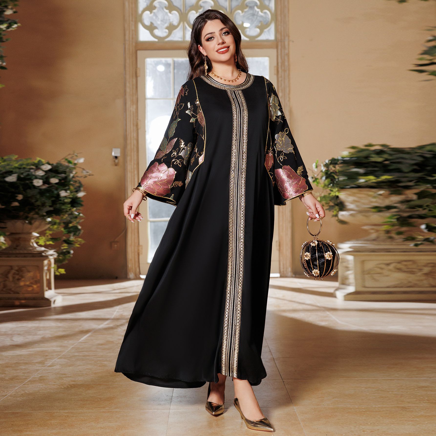 Eid Muslim Party Dress for Wom - огляд і ціна Embroidery Kaftan