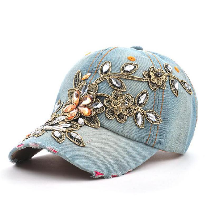COKK Women's Baseball Cap Diam - огляд і ціна Embroidery Jeans Sakura