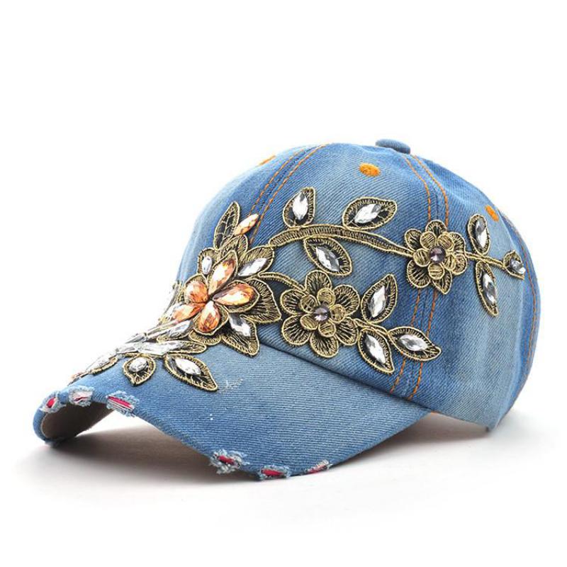 COKK Women's Baseball Cap Diam - огляд і ціна Embroidery Jeans Sakura