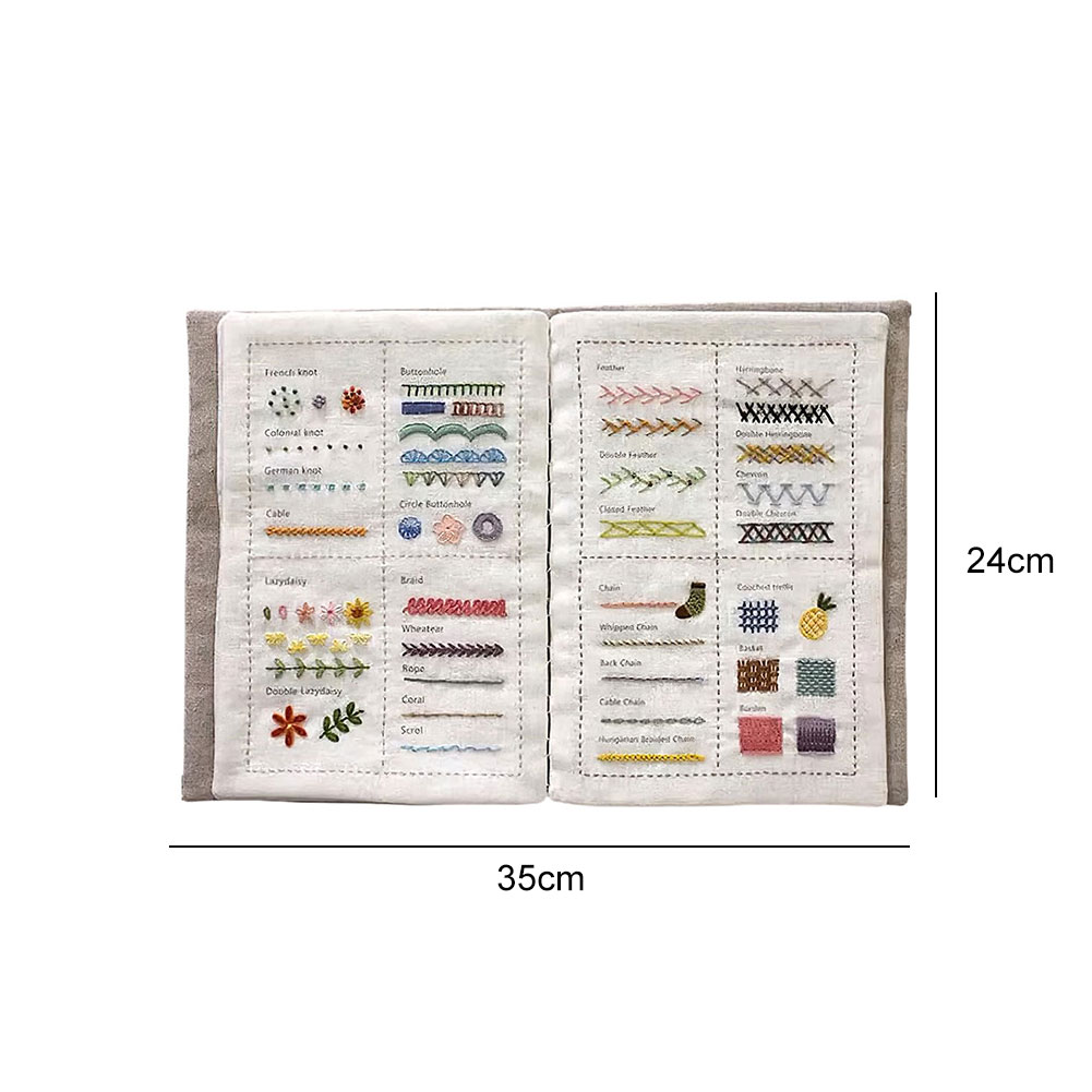 DIY Stitch Book Handmade Sewin - огляд і ціна Embroidery Guide Book