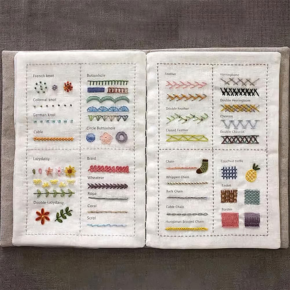 DIY Stitch Book Handmade Sewin - огляд і ціна Embroidery Guide Book