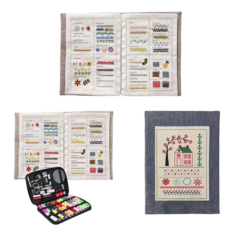 DIY Stitch Book Handmade Sewin - огляд і ціна Embroidery Guide Book
