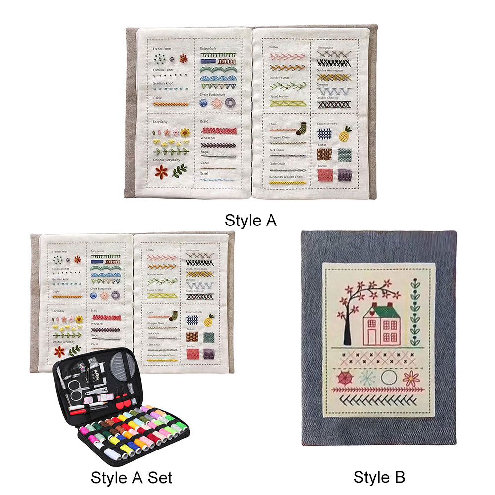 DIY Stitch Book Handmade Sewin - огляд і ціна Embroidery Guide Book