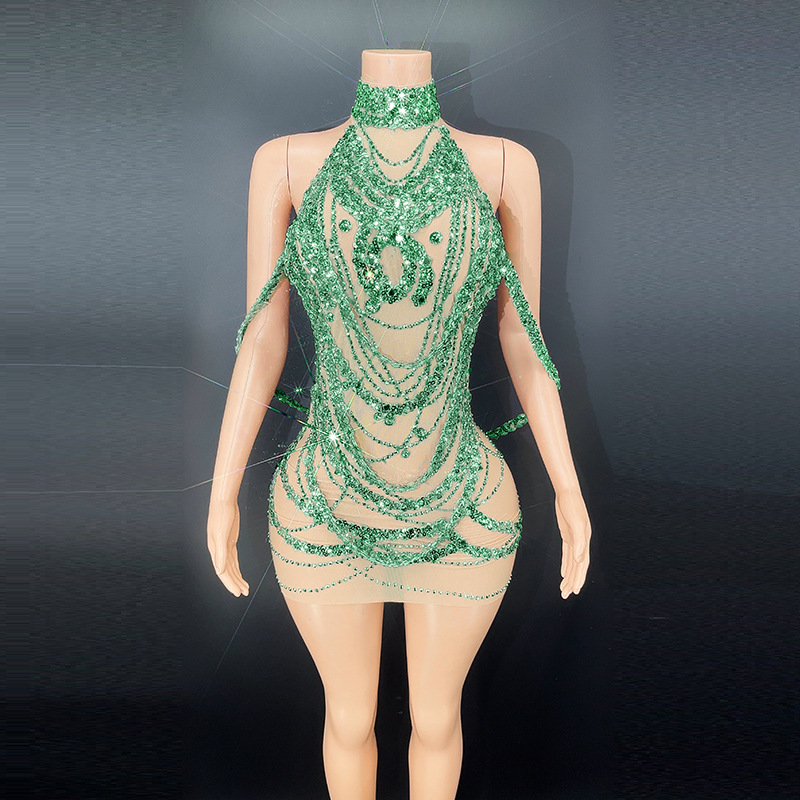 Sexy Sparkly Silver Prom Dress - огляд і ціна Embroidery Skirt