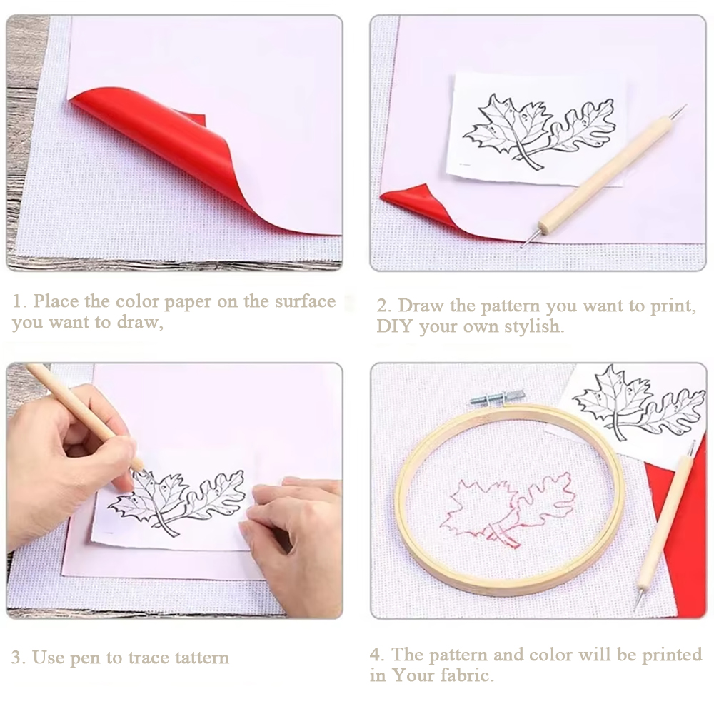 10pcs/set Embroidery Transfer  - огляд і ціна Embroidery Sheet
