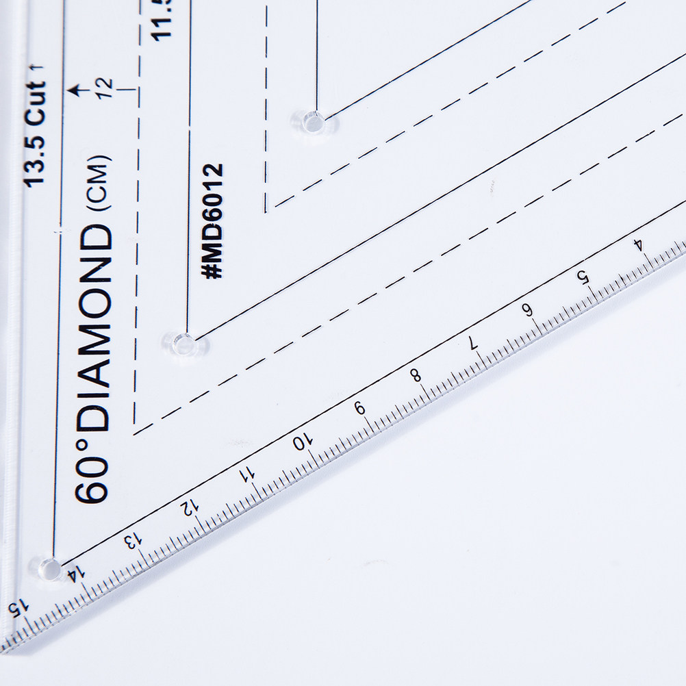 Acrylic Quilting Ruler 60 Degr - огляд і ціна Embroidery Quilting