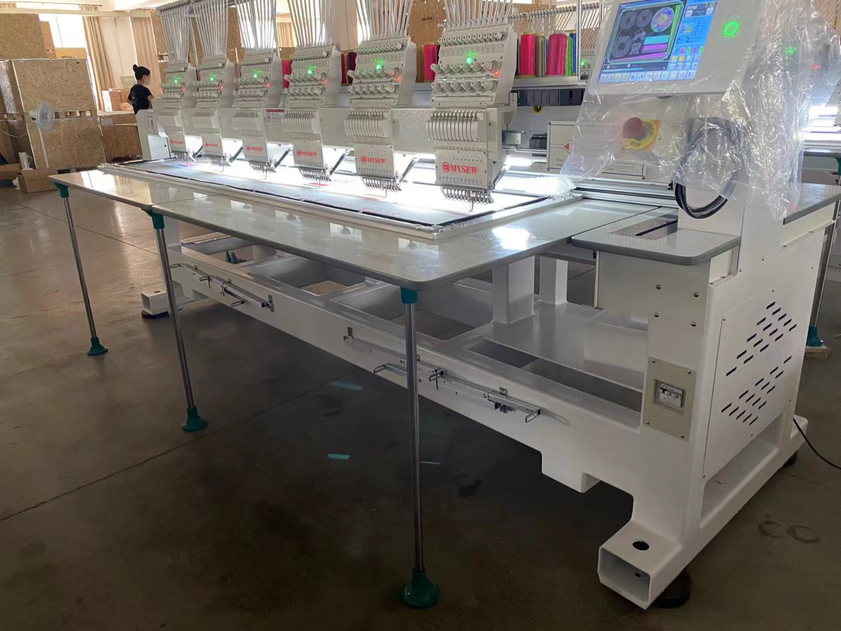 MFGS 1506 15  s 6 Head Automat - огляд і ціна Embroidery Machine Computerized