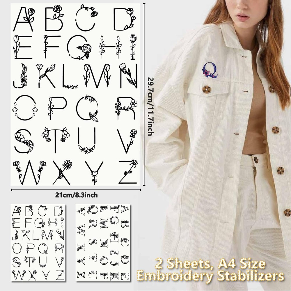 Letter A-Z Water Soluble Embro - огляд і ціна Embroidery Water