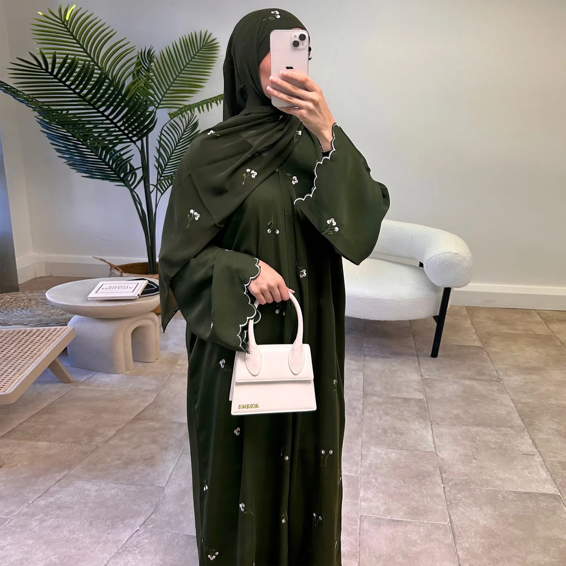 Eid Women Embroidery Abaya Mus - огляд і ціна Embroidery Kaftan