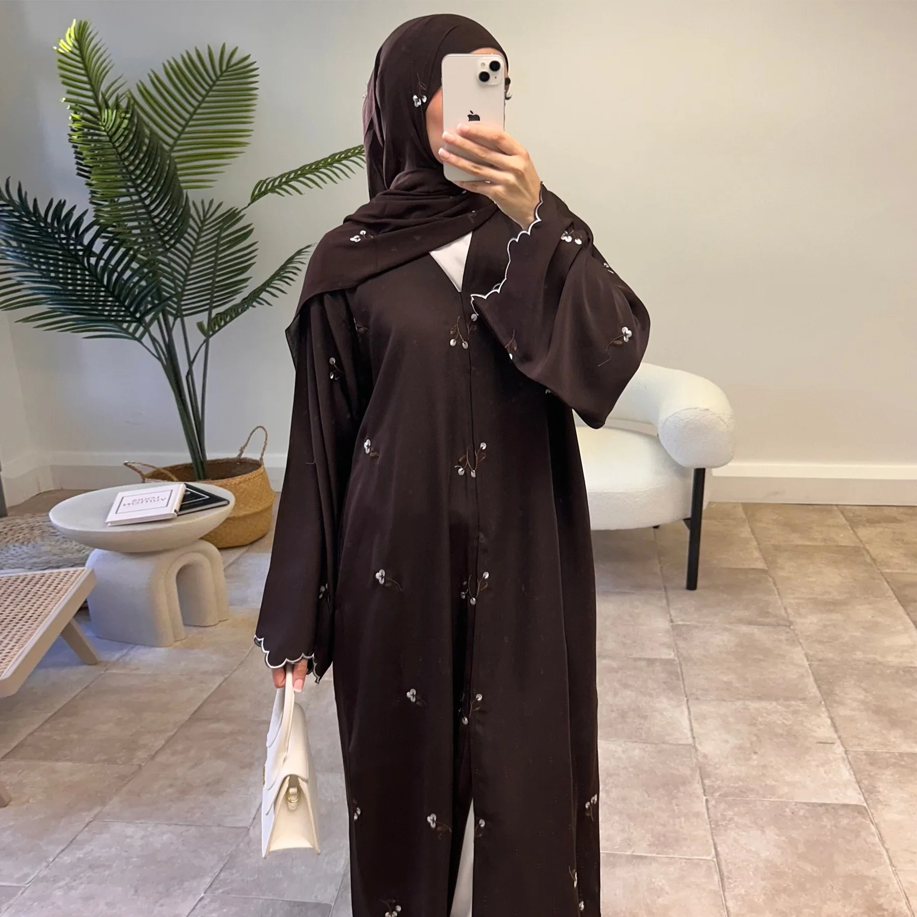 Eid Women Embroidery Abaya Mus - огляд і ціна Embroidery Kaftan
