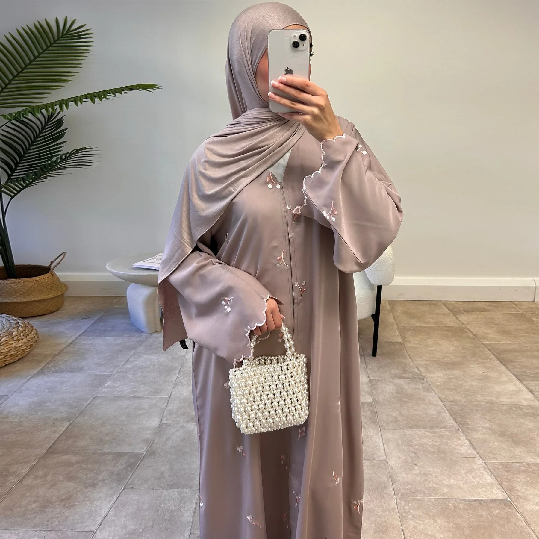 Eid Women Embroidery Abaya Mus - огляд і ціна Embroidery Kaftan