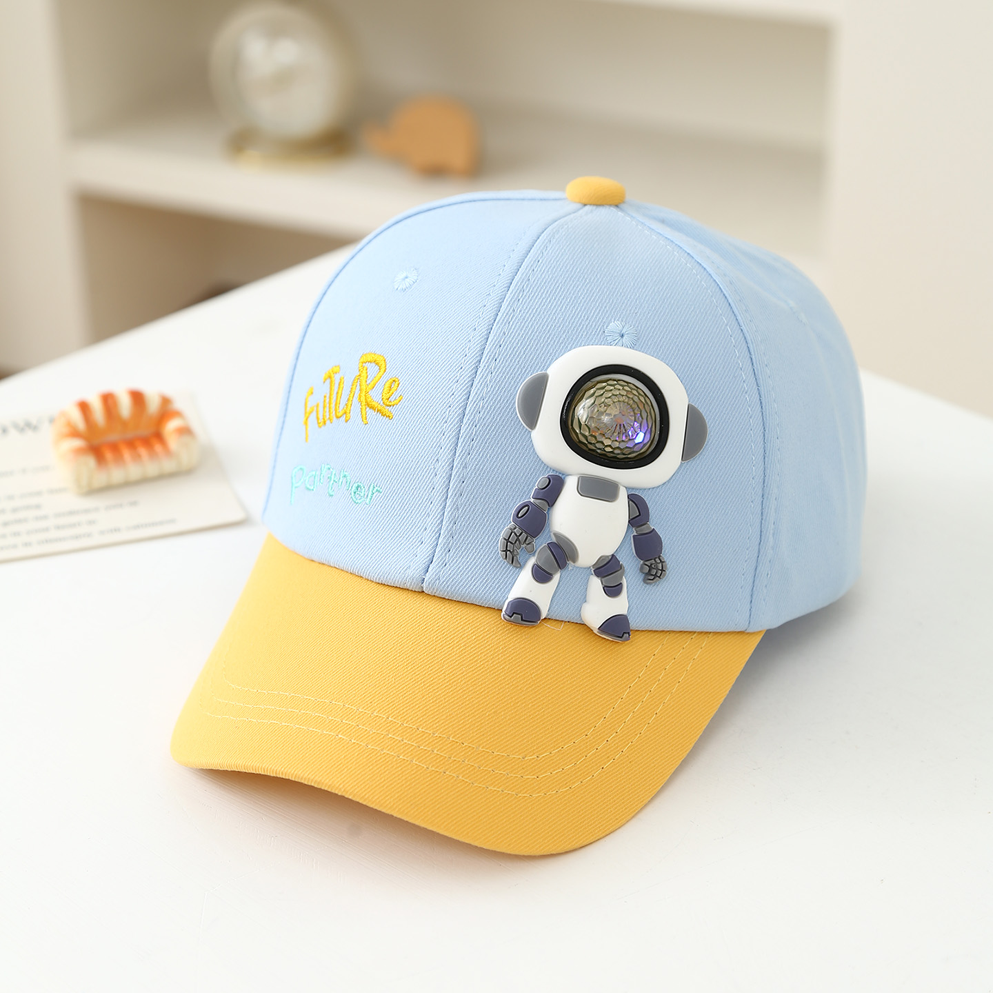 Children's Soft Rubber Robot D - огляд і ціна Embroidery Cap
