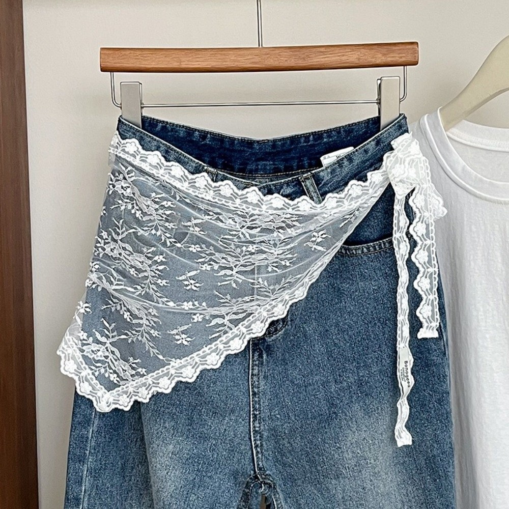 Harajuku Y2K Triangle Apron Fl - огляд і ціна Embroidery Skirt