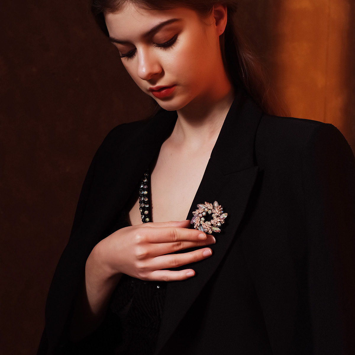 Pearl Brooch Pin Snowflake Hig - огляд і ціна Embroidery Kaftan