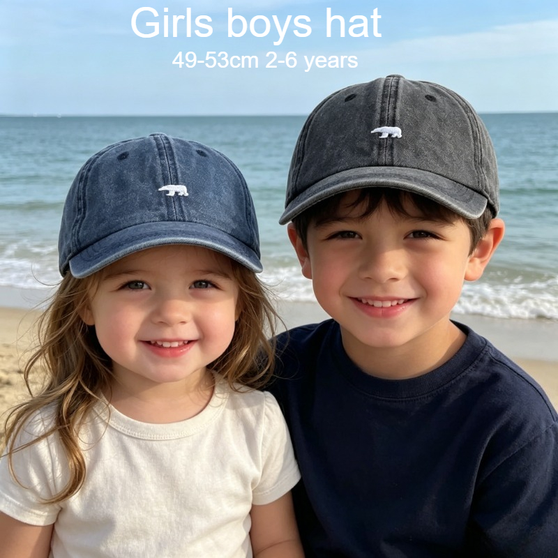 Kids Baseball Cap 49-53cm 2-6  - огляд і ціна Embroidery Cap