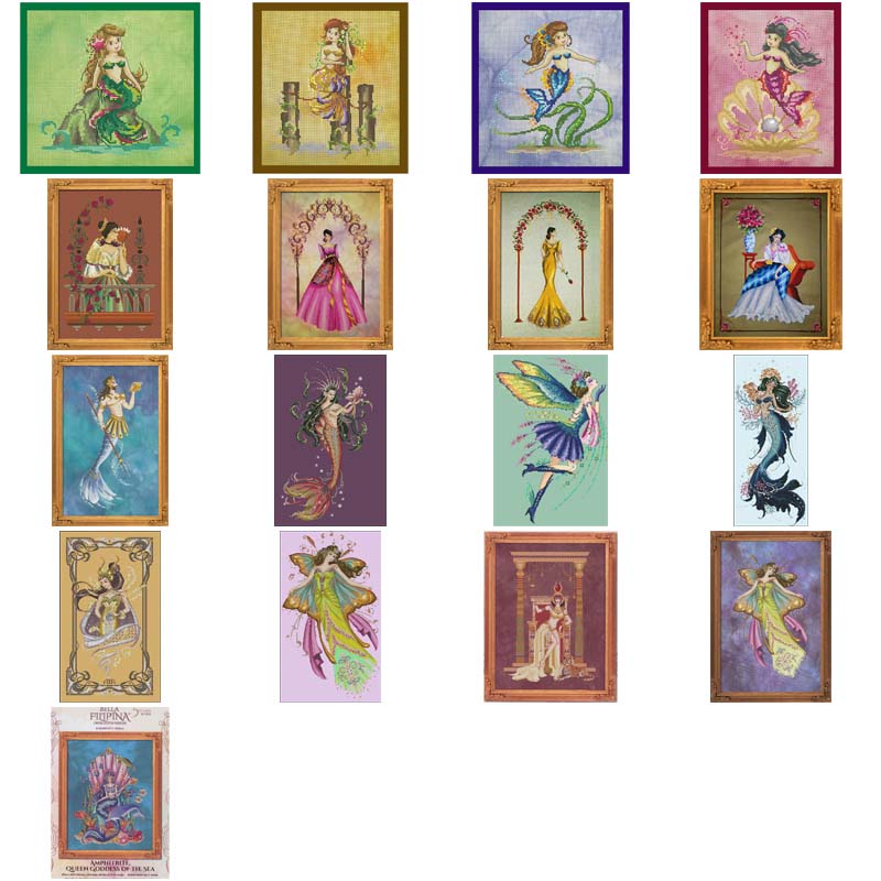 BF undersea goddess counted 16 - огляд і ціна Embroidery Job