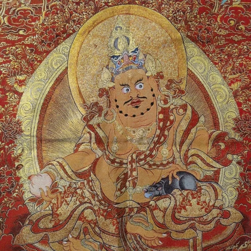Tibetan Buddhism Yellow Wealth - огляд і ціна Embroidery Yellow