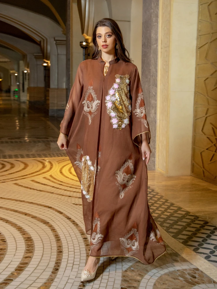 Morocco Dress for Women Muslim - огляд і ціна Embroidery Kaftan
