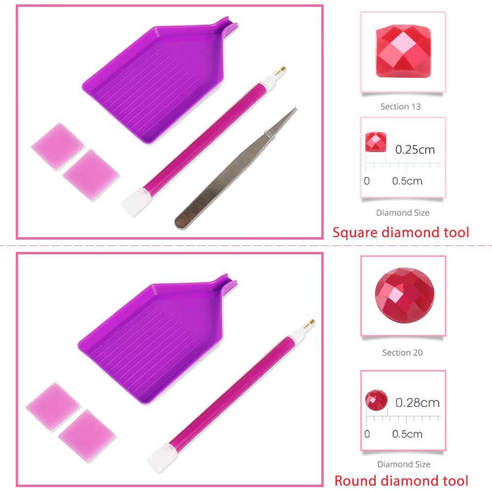 Evershine DIY Full Square Roun - огляд і ціна Embroidery Guide Book