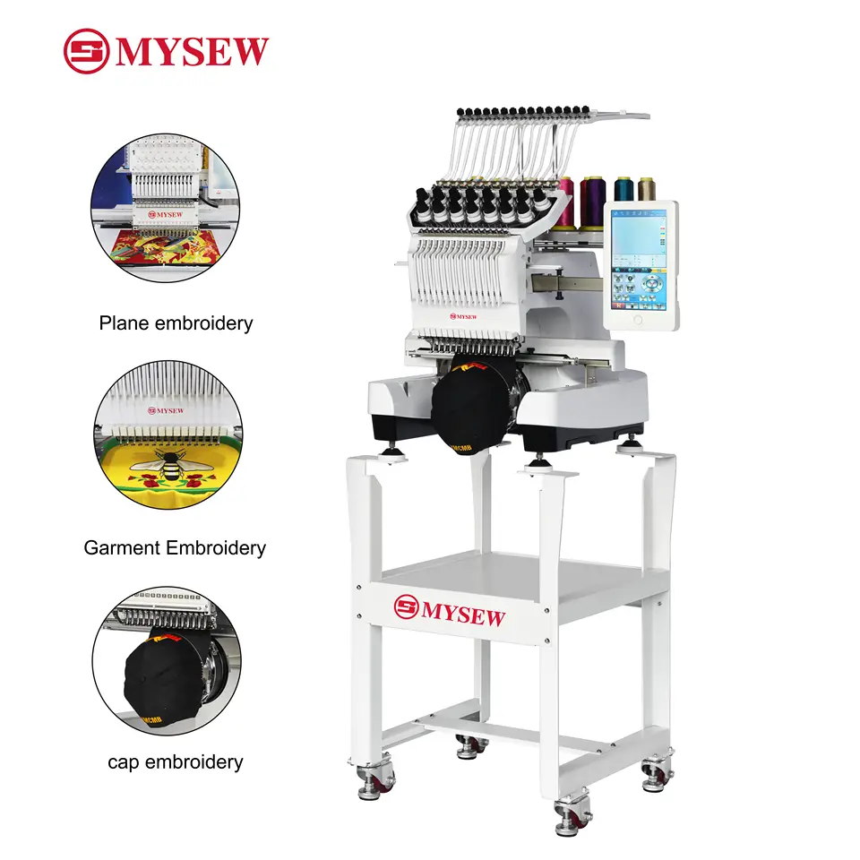 MYSEW MFS 1500 Automatic Compu - огляд і ціна Embroidery Machine Computerized