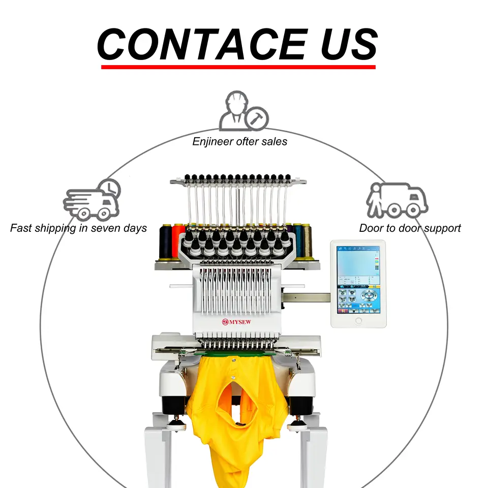 MYSEW MFS 1500 Automatic Compu - огляд і ціна Embroidery Machine Computerized