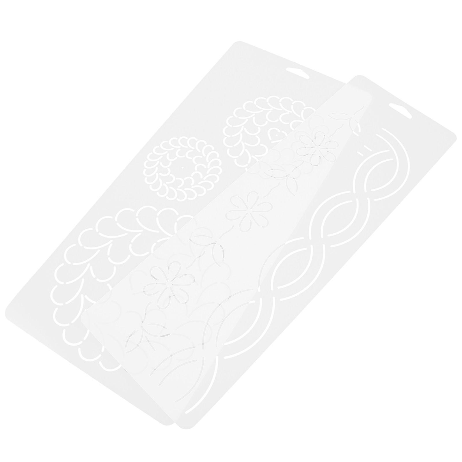 2Pcs Quilting Templates Set Tr - огляд і ціна Embroidery Quilting