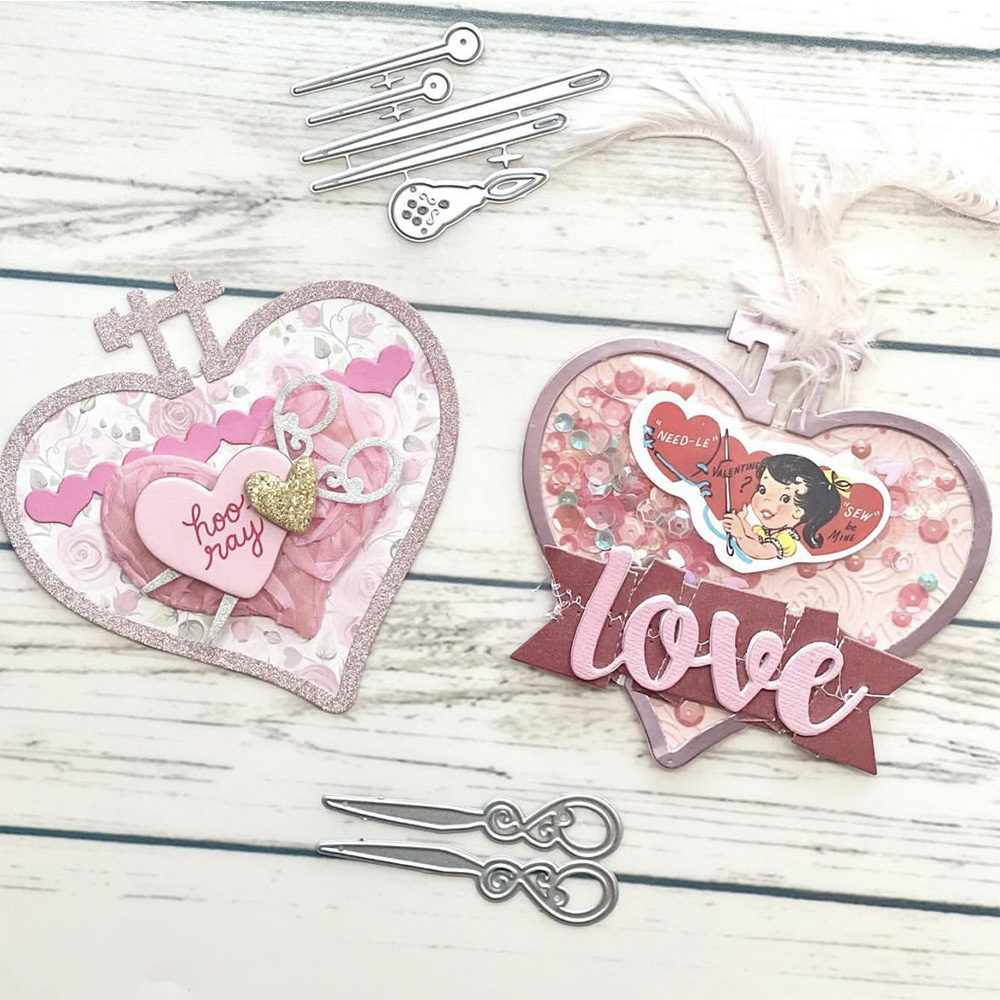KSCRAFT Heart Embroidery Hoop  - огляд і ціна Embroidery Sheet
