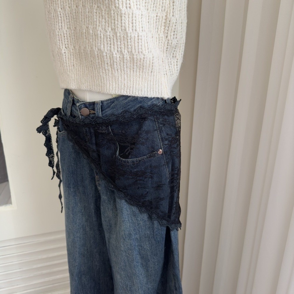 Fashion Y2K Triangle Apron Emb - огляд і ціна Embroidery Skirt