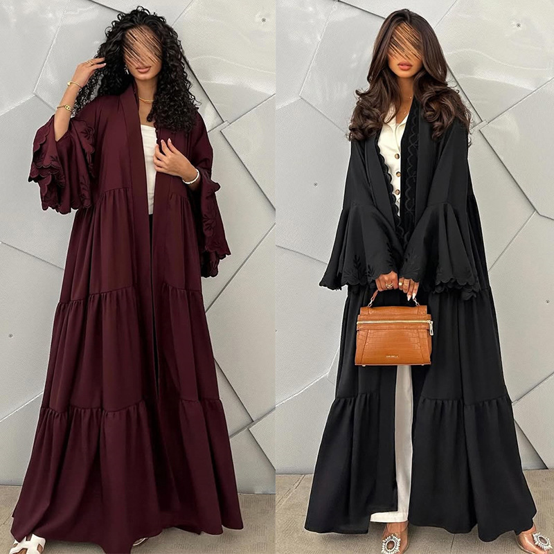 Muslim Hijab Dress Women Flare - огляд і ціна Embroidery Kaftan
