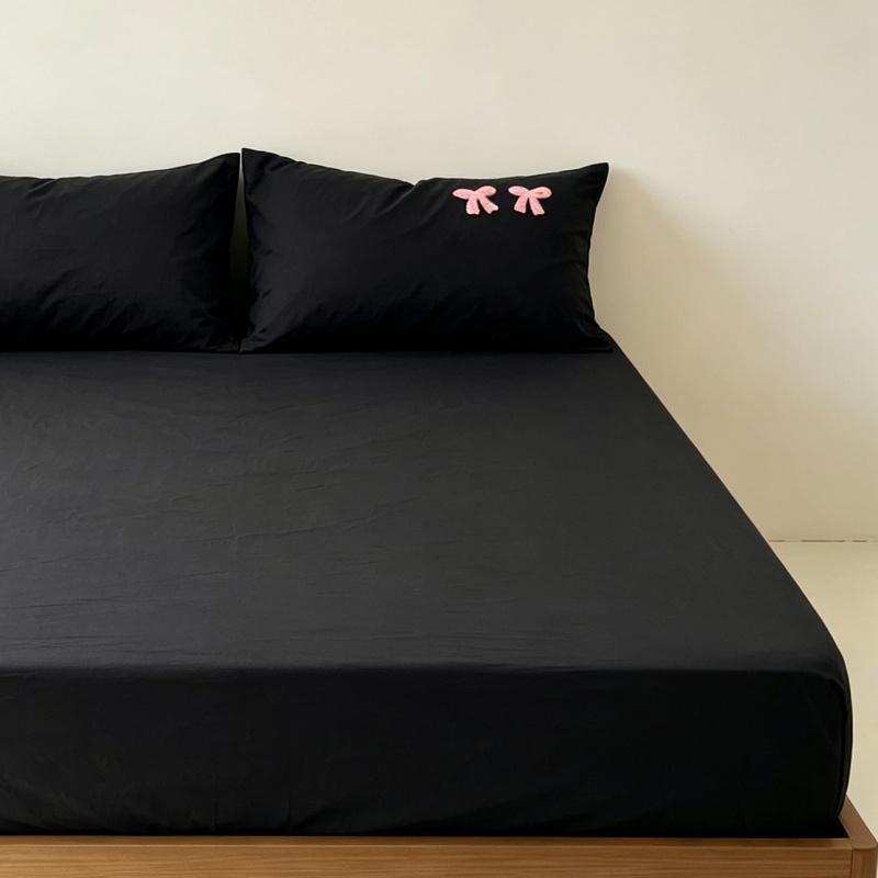 3Pcs Fitted Bed Sheet With Ela - огляд і ціна Embroidery Sheet
