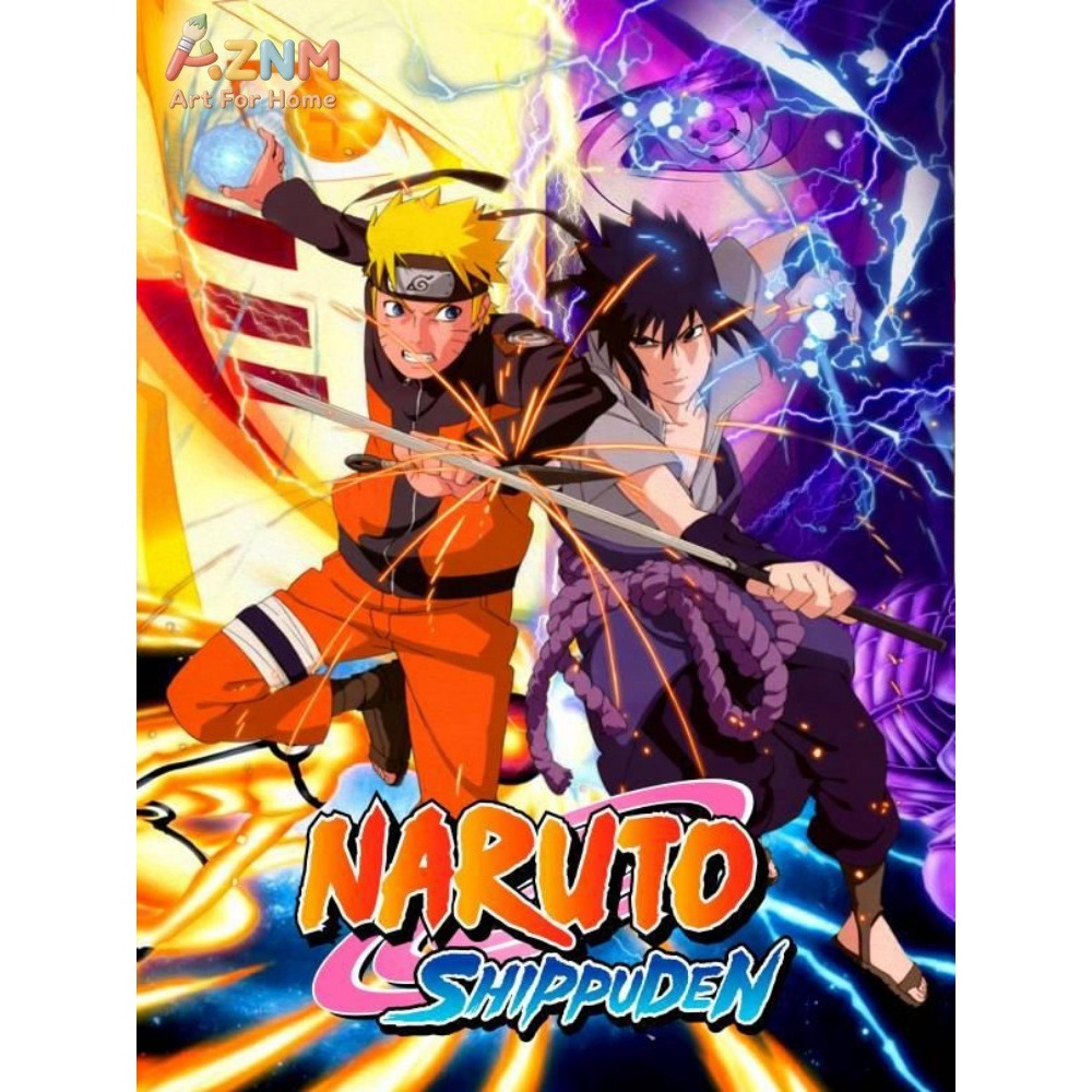 Frameless 1pc Naruto Class Sev - огляд і ціна Embroidery Canvas