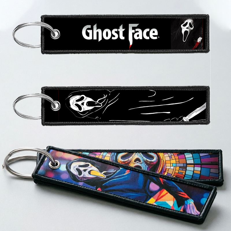 GHOST FACE Key Chain for Men W - огляд і ціна Embroidery Gift