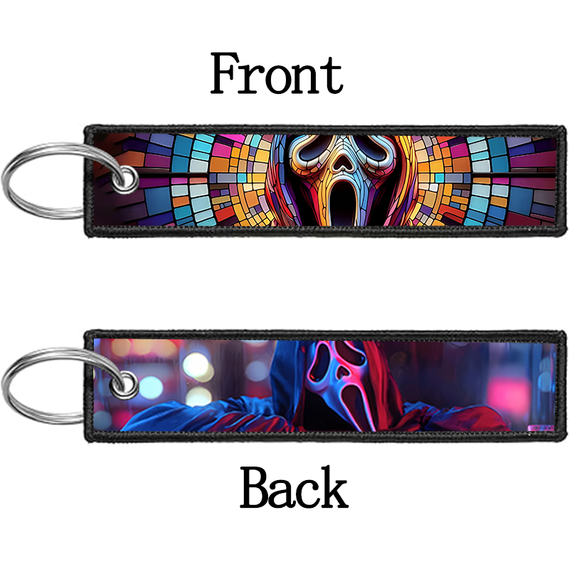 GHOST FACE Key Chain for Men W - огляд і ціна Embroidery Gift