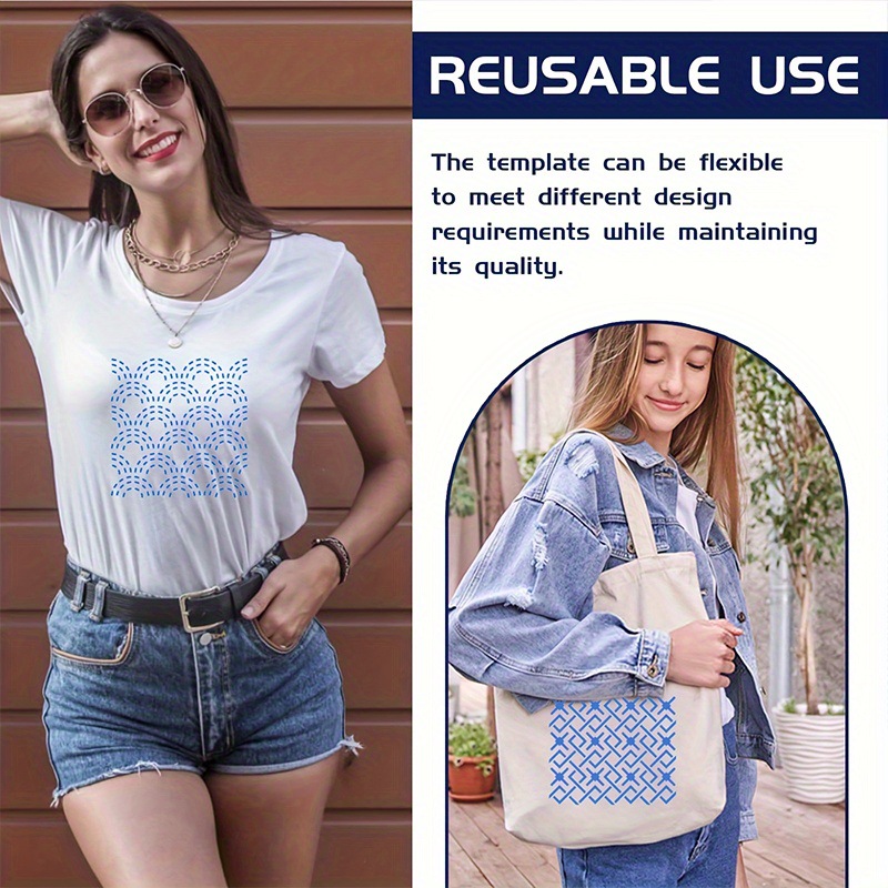 30Pcs Embroidery Templates DIY - огляд і ціна Embroidery Quilting
