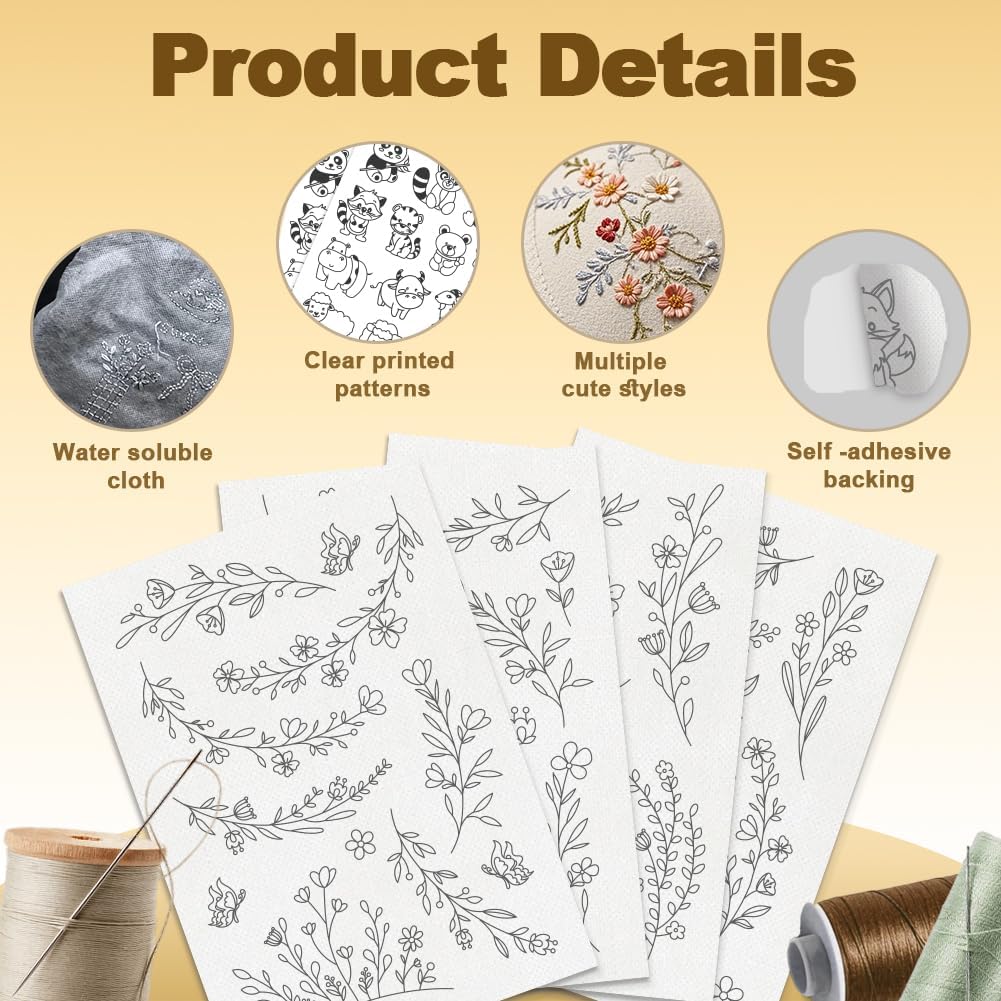 Water Soluble Embroidery Stabi - огляд і ціна Embroidery Sheet