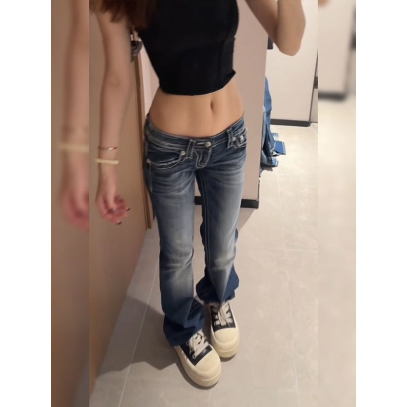Women's Y2K Gothic Embroidery  - огляд і ціна Embroidery Jeans Sakura