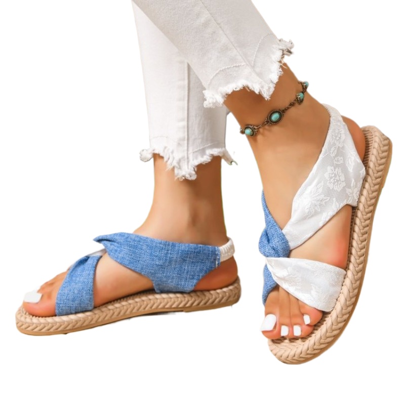 Summer Women Flat Sandals 2026 - огляд і ціна Embroidery Canvas