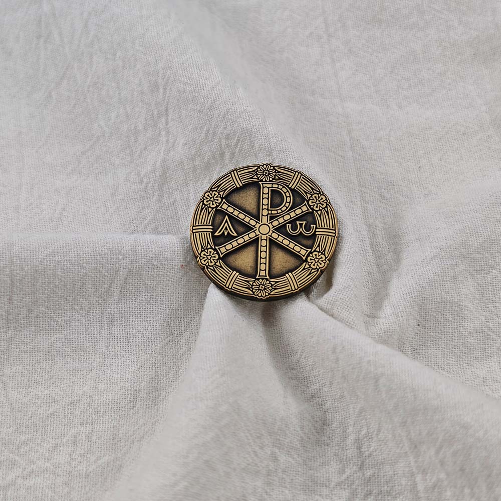 Christian Chi Rho Brooch Gold  - огляд і ціна Embroidery Alpha