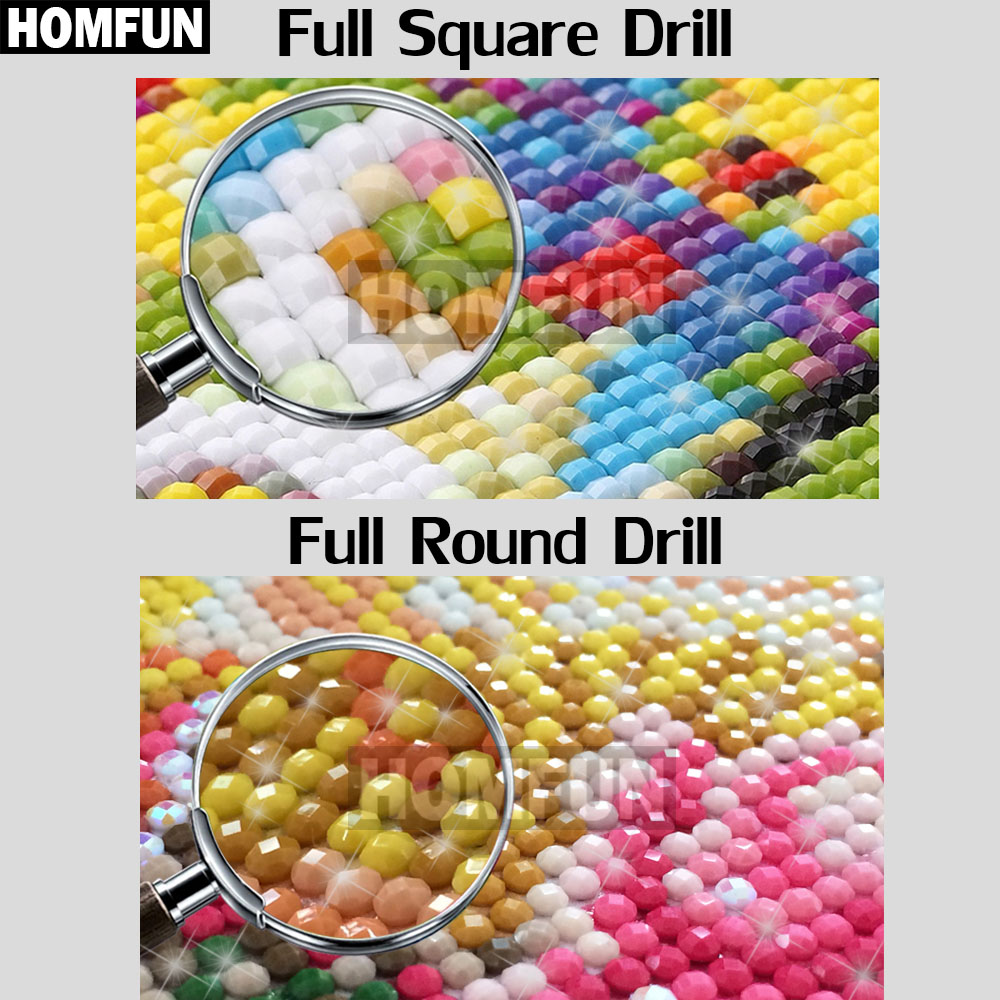 HOMFUN Full Square/Round Drill - огляд і ціна Embroidery Whale