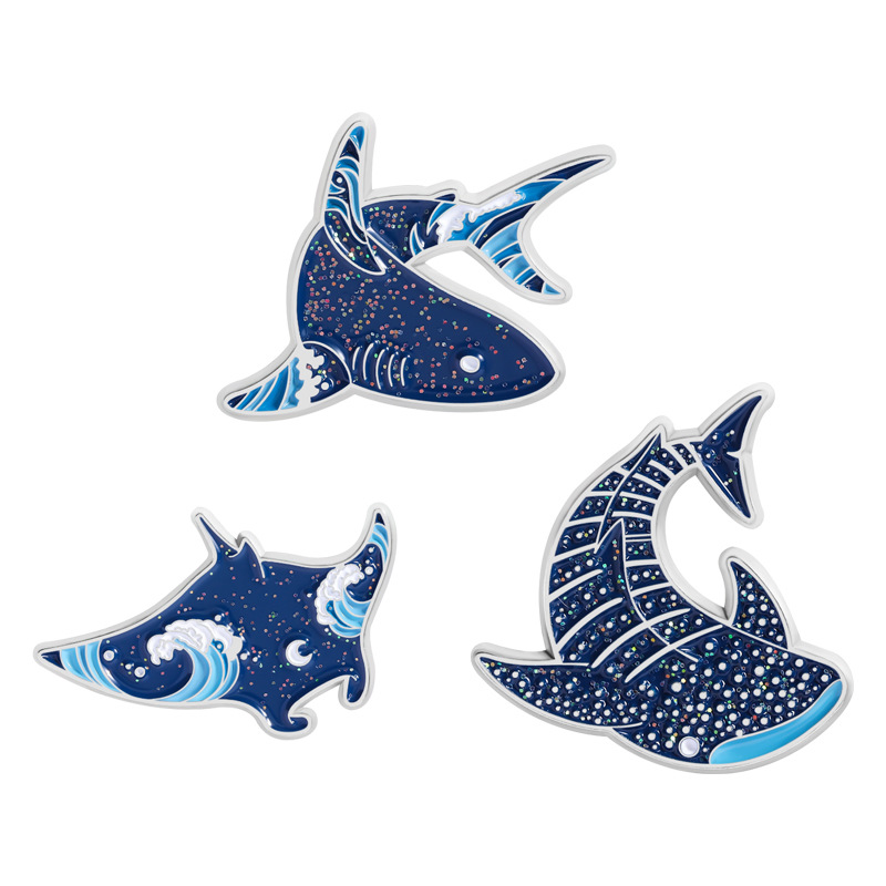 Cartoon marine creatures Ename - огляд і ціна Embroidery Whale
