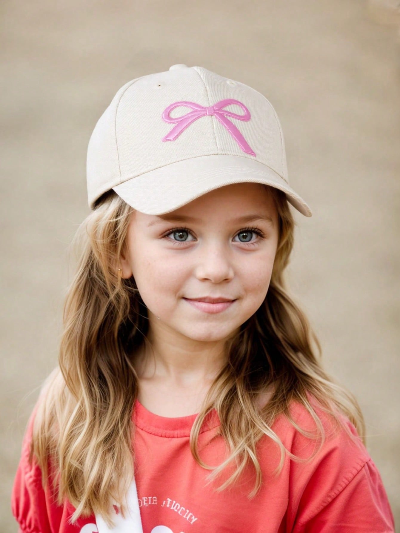 1Pc 3-8Y Girls Embroidery Bow  - огляд і ціна Embroidery Cap