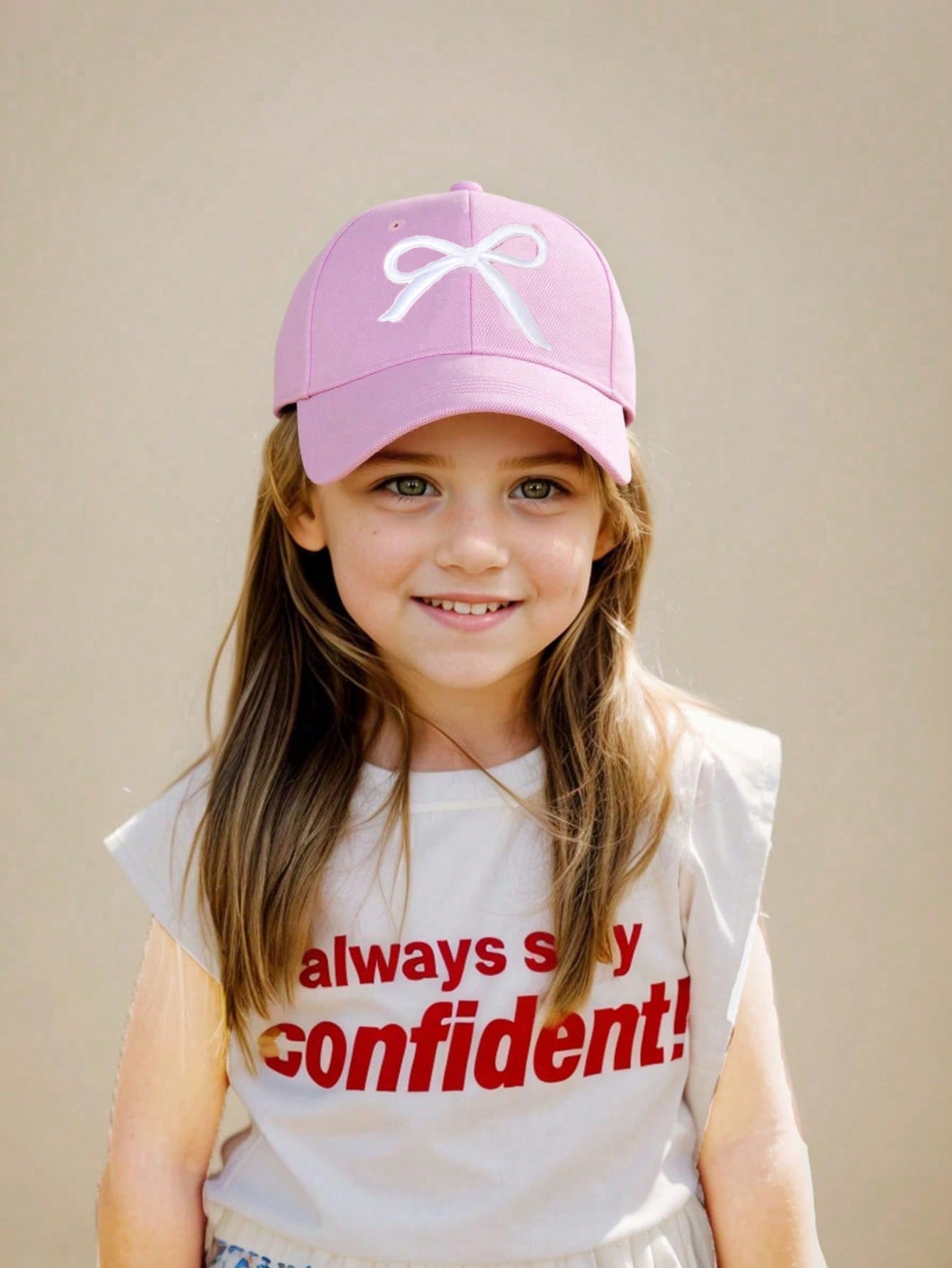 1Pc 3-8Y Girls Embroidery Bow  - огляд і ціна Embroidery Cap